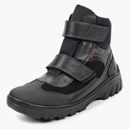 Ботинки Лель оксфорд для мальчика черный м 6-066 Ш